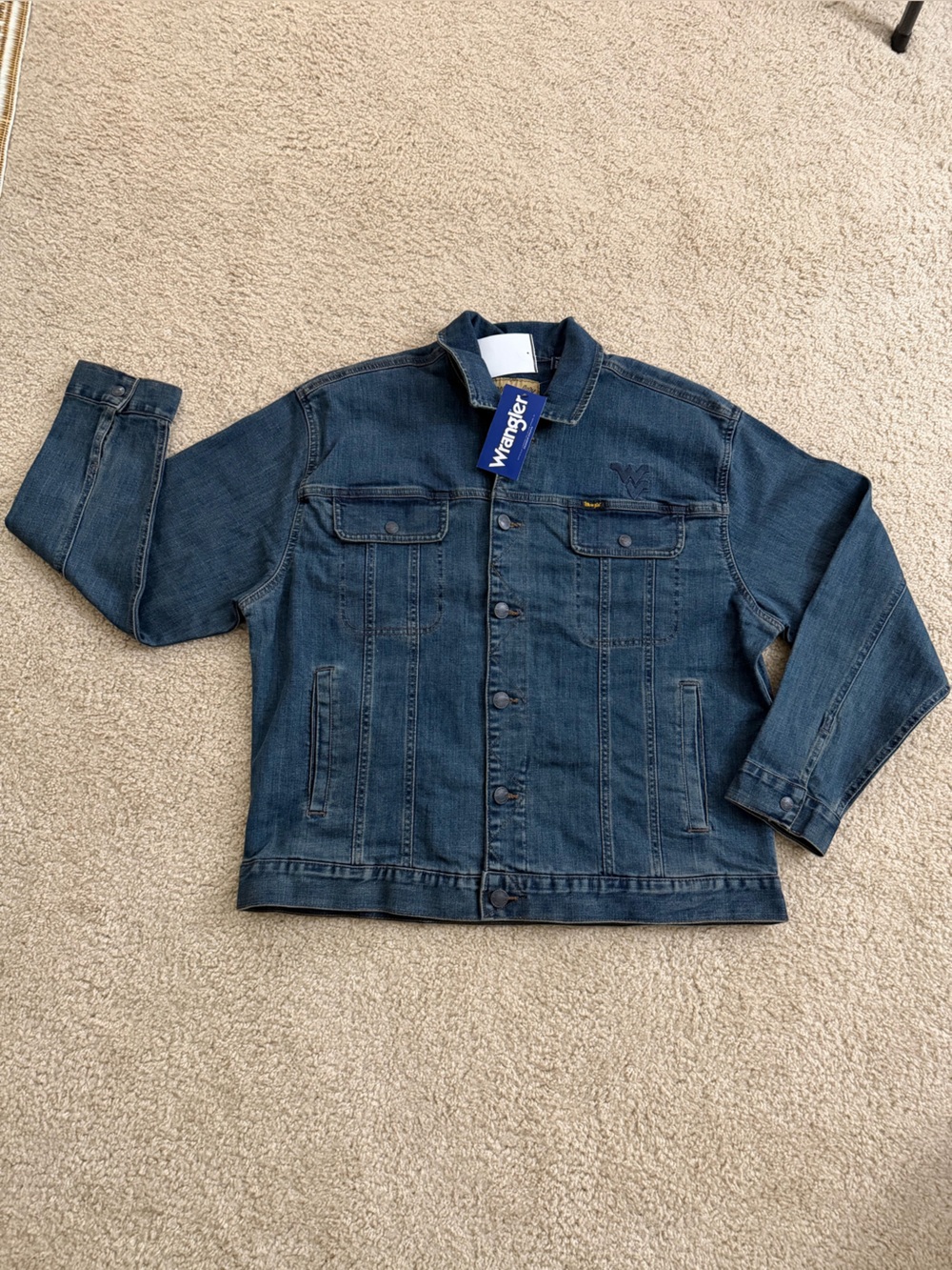 Wrangler men’s Indigo Blue Denim Jacket